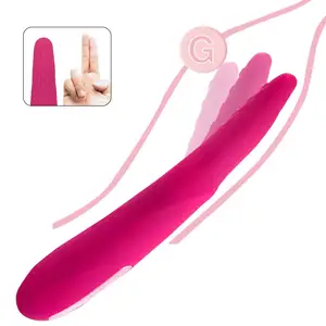 Sıcak satış 10 hız isıtma su geçirmez parmak vibratör kadın su geçirmez klitoral stimülatörü seks oyuncak vibratör kadınlar için
