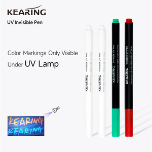 Marcador UV Invisible para Ropa <span class=keywords><strong>Marca</strong></span> Kearing, Tinta Invisible Ultravioleta, Bolígrafo UV Permanente Anti-Robo # UVP10 - Product Image 1