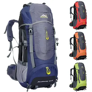 70L Large Capacity Waterproof Nylon Travel Bag Hiking Backpack