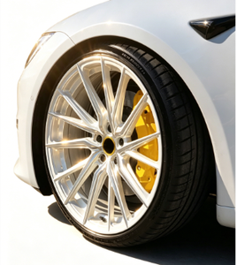 Jantes en alliage forgé pour course automobile, 20 pouces, 5X114.<span class=keywords><strong>3</strong></span>, blanches, multi-branches, jantes de rechange pour <span class=keywords><strong>Tesla</strong></span> <span class=keywords><strong>Model</strong></span> <span class=keywords><strong>3</strong></span> <span class=keywords><strong>Model</strong></span> Y - Product Image 4