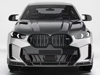 Nuevo Kit de Carrocería Ligero y Compacto Compatible con BMW X6 G06, Actualización a Estilo PK, Kit de Carrocería de Fibra de Carbono Seca