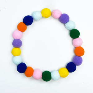 Personalizado lindo nuevo dulce Markron Color lindo mascota Collar perro Bola de felpa Collar con campana Collar para mascotas para gatos y perros pequeños - Product Image 5