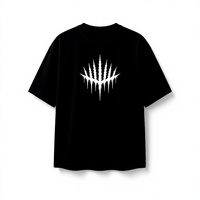 T-shirts décontractés pour hommes en coton 100% imprimé DTF, écologiques, respirants, à séchage rapide, coupe ample, en gros