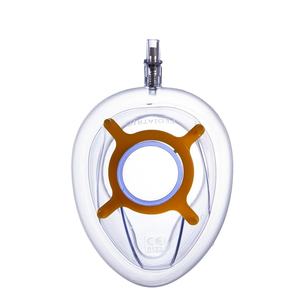 Pasokan medis bedah masker anestesi transparan Pvc lembut nyaman dengan katup Periksa - Product Image 1