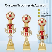 Trophée de football et de basketball en plastique personnalisé pour les cadeaux de mariage. Logo personnalisé au design unique. Corps de trophée remplaçable UV