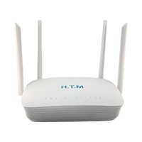 Router ONU Modelo HS8546V2 AX3000 WiFi6 FTTH 12V Chip XPON 4GE+2TEL+WIFI2.4/5G