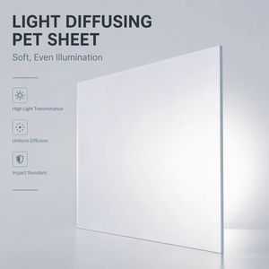 Feuille de plastique légère PET certifiée diffusant 2mm 1200x2400mm blanc rouge opale vert jaune coloré avec service de traitement de coupe - Product Image 6