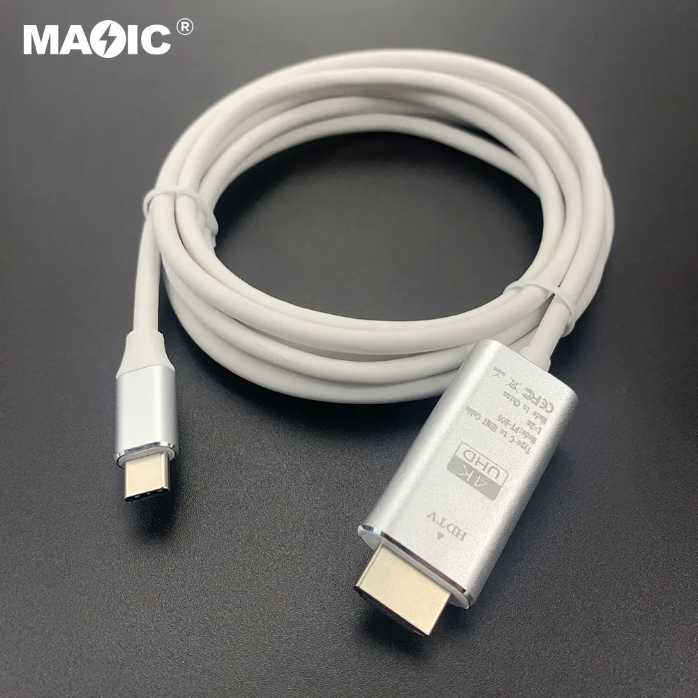 Cáp Chuyển Đổi USB C Sang HDMI 4K 30Hz Mạ Vàng Bán Chạy Dành Cho Gia Đình Văn Phòng Kết Nối Máy Tính Xách Tay Và Điện Thoại Với TV