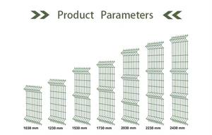 Paneles Curvos de Malla de Alambre Soldada con Recubrimiento en Polvo 50X200, Valla 3D para Exteriores de Chapa Metálica - Product Image 3