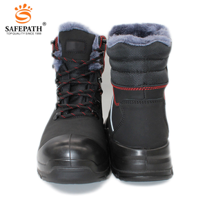 S3 protezione industriale <span class=keywords><strong>scarpe</strong></span> di sicurezza invernali in pelle da uomo stivali da lavoro <span class=keywords><strong>con</strong></span> fodera in pelliccia <span class=keywords><strong>scarpe</strong></span> di sicurezza uomo - Product Image 3