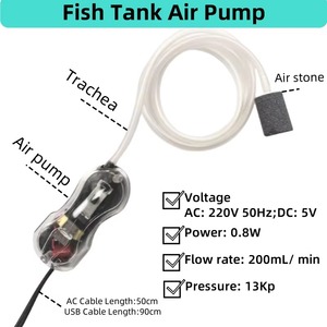 Mini <span class=keywords><strong>pompe</strong></span> à <span class=keywords><strong>oxygène</strong></span> pour aquariums, <span class=keywords><strong>pompe</strong></span> à <span class=keywords><strong>oxygène</strong></span> pour poissons, <span class=keywords><strong>pompe</strong></span> à <span class=keywords><strong>oxygène</strong></span> DC USB, nouvelle norme européenne et américaine pour aquariums - Product Image 3
