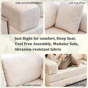 Sofá Modular Multifuncional de Compresión, Sofá Extensible sin Marco para Sala de Estar - Product Image 4