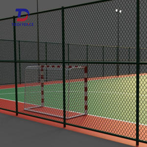 Prix Badminton/basket-ball/volley-ball/baseball champ extérieur/terrain de football/tennis/futsal cour frontière treillis métallique clôture à maillons de chaîne - Product Image 4