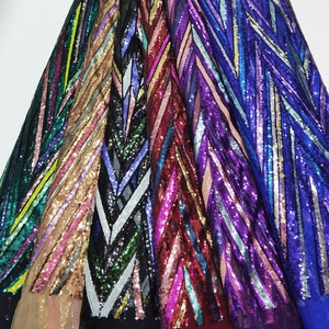 ZSY African Fashion Lady <strong>Fabric</strong> Embroidered <strong>Orange</strong> Sequins French <strong>Lace</strong> <strong>Fabric</strong> for Party - Product Image 1