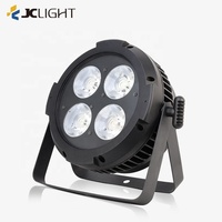 Projecteur de surface COB Slim 200W 4 yeux étanche IP65 Ra90 DMX512 en alliage d'aluminium blanc chaud/froid pour éclairage de scène