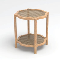 Vente flash - Tables d'appoint minimalistes modernes en bois naturel et rotin pour chambre à coucher, salon, cuisine, bureau, hôtel