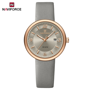 นาฬิกา NAVIFORCE รุ่น 5076 นาฬิกาควอตซ์ดีไซน์หรู กันน้ำ 3 ATM พร้อมปฏิทิน สำหรับสุภาพสตรี - Product Image 1