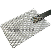 Colector de corriente de batería Micro agujero 3x5mm 0,5mm 99.98% Ni201 Malla metálica expandida de níquel puro