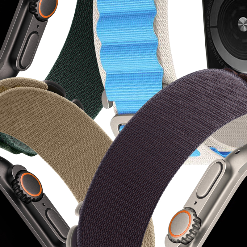 Adjustable Soft Breathable Nylon Sport Watch Bands Fabric Loop Compatible Strap for Apple IWatch Series