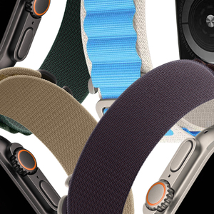 Verstelbare zachte ademende nylon sport horlogebandjes, stoffen band compatibel met Apple Watch Series - Product Image 6