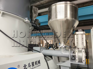 Ligne de granulation de sacs tissés en <span class=keywords><strong>film</strong></span> PE 200 kg, machine de recyclage du plastique - Product Image 2
