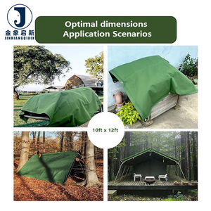 Bâche en toile de coton très résistante, imperméable, enduite de PVC, résistante à l'abrasion, pour camion à asphalte - Product Image 2