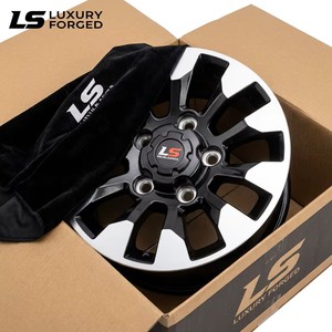 Jantes forgées sur mesure robustes 17-20 pouces, finition noire usinée, pour Toyota Land Cruiser Hilux Ford Ranger - LS Offroad - Product Image 6