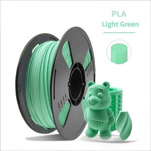 Filament PLA vert de recharge 1,75 mm 1 kg sur bobine en plastique avec kit de bobine maîtresse gratuit, emballage écologique pour impression 3D - Product Image 6
