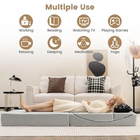 JYM personnalisé canapé paresseux détachable et lavable chaise d'ordinateur pliable lune chaise créative pliage tissu canapé