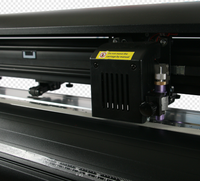 Traceur de découpe automatique de vinyle et de papier autocollant à contour CCD GH1350 avec servomoteur pour une stabilité optimale