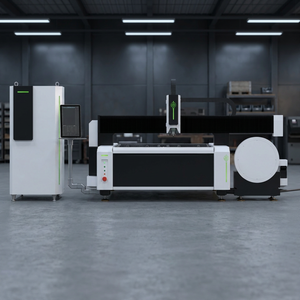 Découpeuse de tubes et de plaques à fibre laser Infitek 1000W, équipement de découpe de métaux CNC haute précision pour la fabrication industrielle - Product Image 1