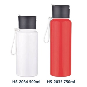Botella <span class=keywords><strong>de</strong></span> Agua Deportiva <span class=keywords><strong>de</strong></span> Aluminio <span class=keywords><strong>de</strong></span> 500 ml con Logotipo Personalizado, Asa <span class=keywords><strong>de</strong></span> Silicona, Ecológica, Portátil, Apta para Agua Hirviendo - Product Image 3