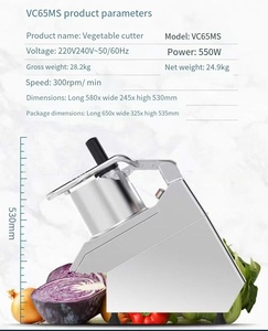 Commercial <b>Vegetable</b> <b>Cutter</b> Canteen Hotel Kitchen <b>Vegetable</b> Potato Slicing Machine Shred Machine Cube Machine - Product Image 4