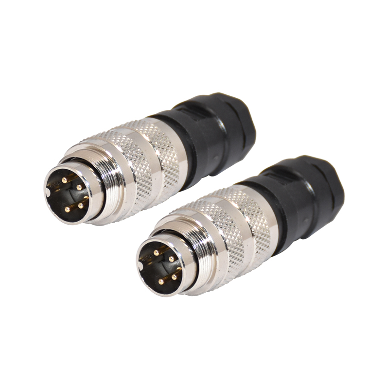 Automotive M16 LED Waterproof Connector Solder Termination CuZn Contact