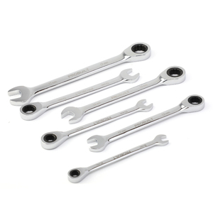 6Pcs Metric 72-tooth Double Head Ratchet <strong>Combination</strong> <strong>Wrench</strong> Spanner <strong>Set</strong> For Auto Repair Parts Assembly - Product Image 4