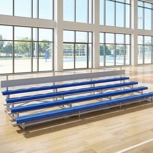 Graderías Retráctiles Plegables de Aluminio para Gimnasios Interiores, 4 Filas, Portátiles, Modulares, Personalizables, con Capacidad Adaptada - Product Image 4