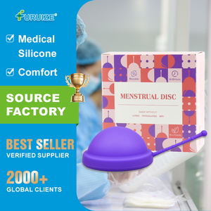 Disque menstruel Furuize, service de marque privée OEM, respectueux de la peau, grand stockage de sang, vente en gros de disques menstruels - Product Image 1