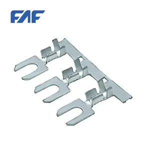 FAF C330002 Conector desconectável crimpagem de bronze fosforo fio de passo de 3,5 mm para conector da placa