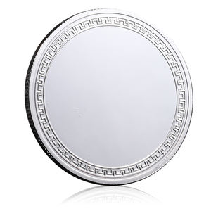 Изготовленные на заказ металлические пустые металлические памятные серебряные монеты Персонализированная монета с УФ-логотипом с лазерной гравировкой - Product Image 1