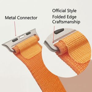 Bracelet en nylon tressé robuste pour <span class=keywords><strong>Apple</strong></span> <span class=keywords><strong>Watch</strong></span> Ultra 2 Series 10 9 8 7 6 SE, bracelet de remplacement respirant 49 mm 45 mm 44 mm - Product Image 4
