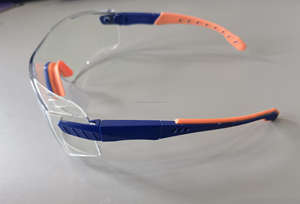 WELTA UV400 ANSI Z87.1 Matériau PC certifié CE Demi-monture transparente réglable anti-rayures anti-buée Lunettes de sécurité oculaires confortables - Product Image 4