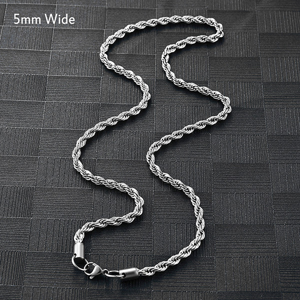 5mm Wide Silver