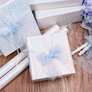 Wholesale 80g Birthday Glitter Flakes Coated Silicone Virgin Art <b>Paper</b> 43*300cm Gift Luxury Custom Packaging <b>Wrapping</b> <b>Paper</b> Roll - Product Image 4