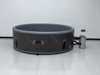 Spa gonflable OEM d'usine avec jets d'air massants, portable, extérieur, avec chauffage, pour la détente familiale