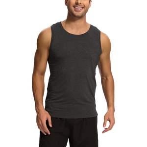 เสื้อกล้ามผู้ชายผ้าใยไผ่แบบกำหนดเอง แห้งเร็ว น้ำหนักเบา เสื้อกล้ามลำลอง ใส่สบาย ไม่ระคายเคือง ใช้เป็นเสื้อชั้นในหรือเสื้อนอนได้ - Product Image 4