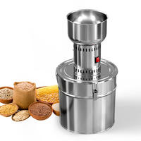 Broyeur d'aliments pour bétail en acier inoxydable, machine à moudre le maïs, concasseur 30L