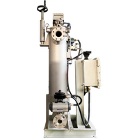 Nouveau filtre grattoir à cylindre pneumatique en acier inoxydable 304/316L, autonettoyant, avec maille filtrante haute performance et grande capacité