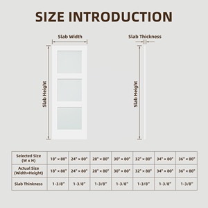 <span class=keywords><strong>Porte</strong></span> en bois et verre écologique, <span class=keywords><strong>installation</strong></span> facile <span class=keywords><strong>pour</strong></span> les intérieurs <span class=keywords><strong>de</strong></span> maisons - Product Image 2