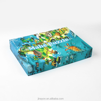Rompecabezas de Papel Personalizable, Juguete de Dibujos Animados, 500/1000 Piezas, Cartón Gris, Mapa Espacial, OEM/ODM Disponible