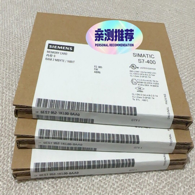 New and Original 6ES7952-1KL00-0AA0 S7-300 Stock in Warehouse PLC